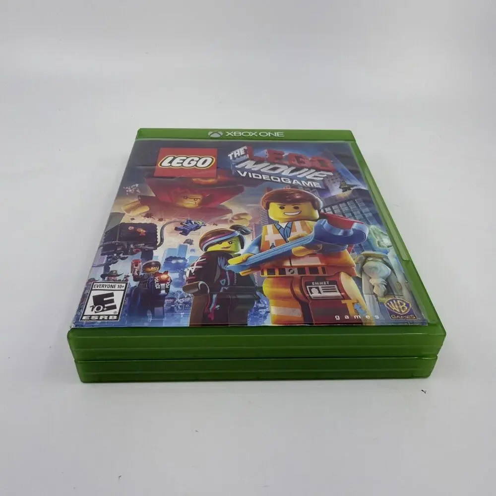 Xbox One LEGO Game Lot of 2 LEGO Movie Video Game & Jurassic World CIB Tested